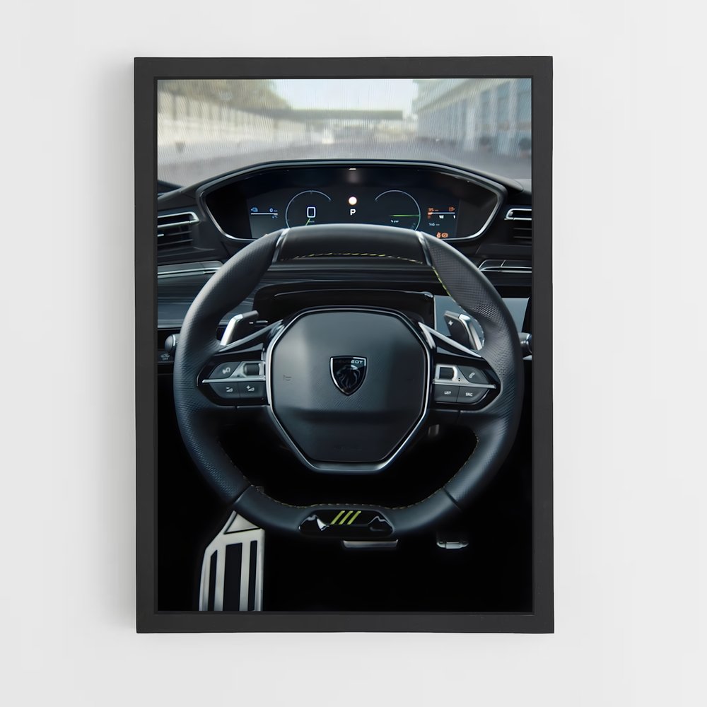 Poster Pilotage Précis – affiche Peugeot (vue 2)